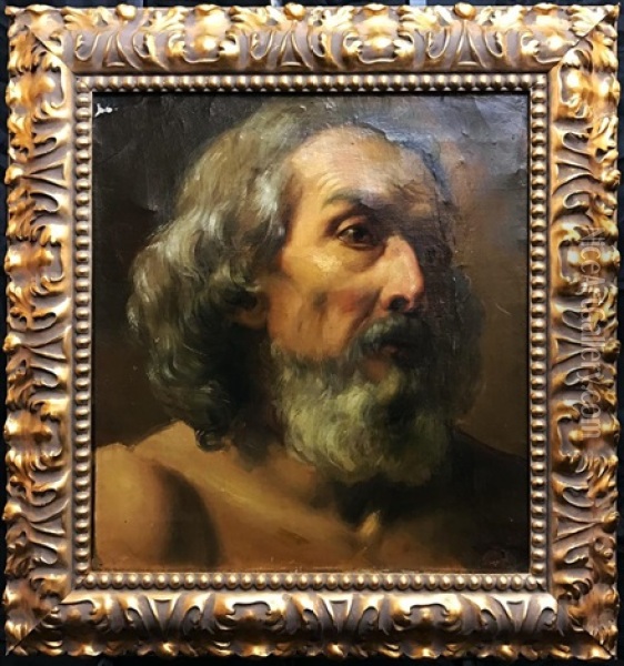 Saint Peter Oil Painting - Marco Benefial