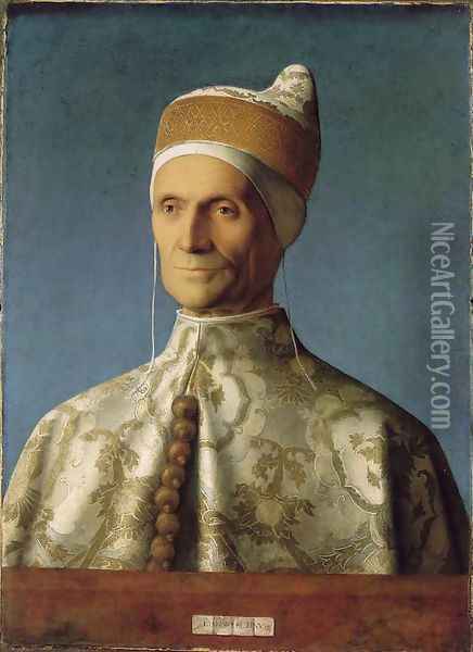 Portrait of Doge Leonardo Loredan 1501 Oil Painting - Giovanni Bellini