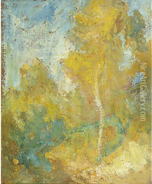 Paesaggio Oil Painting - Rihard Jakopic