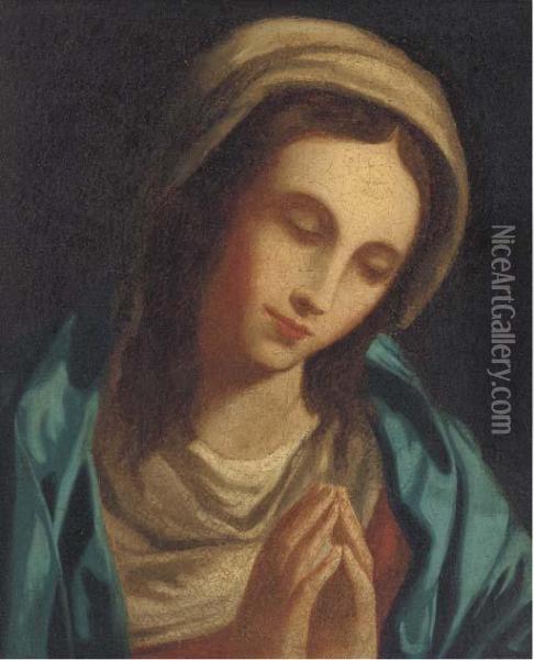 The Penitent Magdalen Oil Painting - Giovanni Battista Salvi