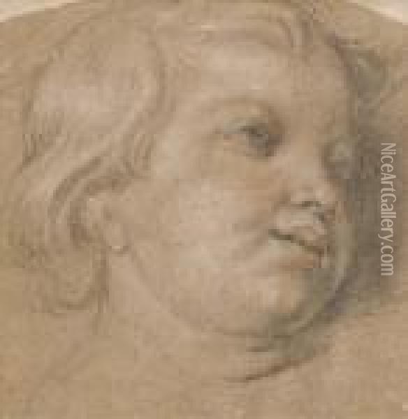 Tete D'enfant Oil Painting - Peter Paul Rubens