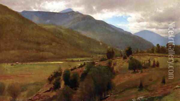 The Land, Keene Valley Oil Painting - William Howard Hart