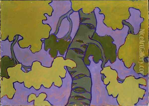 Autumn Poplar Oil Painting - James Edward Hervey MacDonald