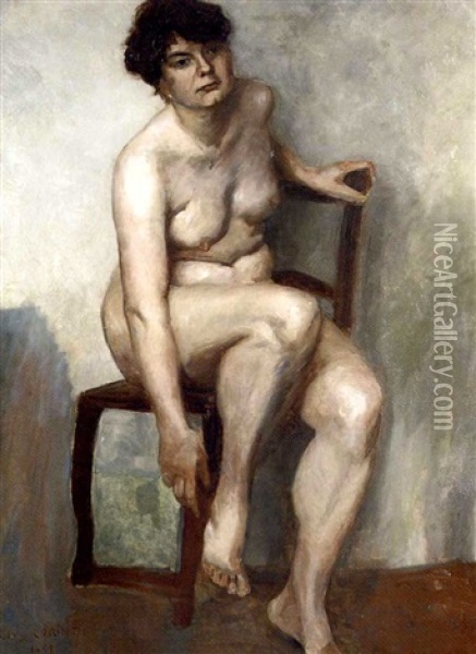 Frauenakt Oil Painting - Lovis Corinth