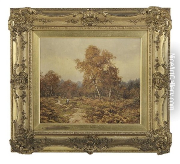 Autumn Gold Oil Painting - Edward Wilkins Waite
