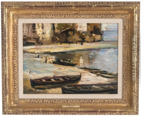 Coastal Scene Oil Painting - Maxime Maufra