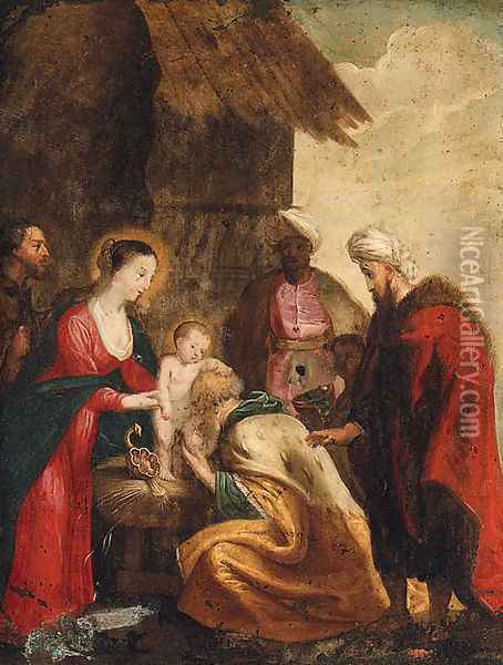The Adoration Of The Magi 6 Oil Painting - Sir Peter Paul Rubens