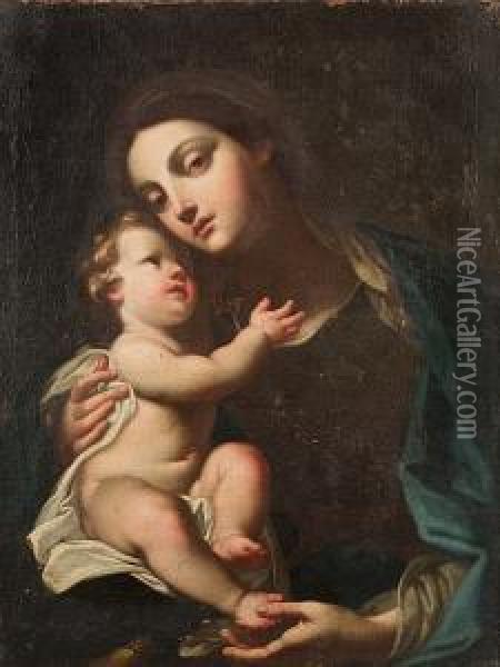 The Madonna And Child Oil Painting - Flaminio Torri