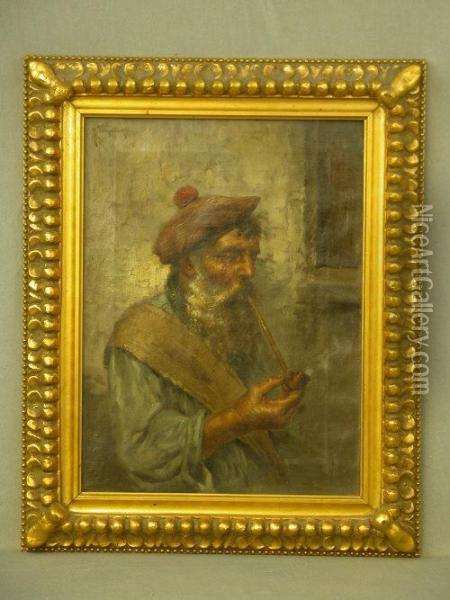 Portraits Of Characterful Men Oil Painting - R. Fugerio