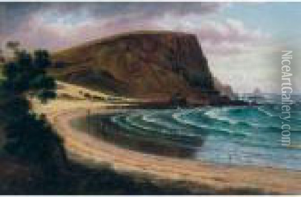 St Agnes Head, Southern Side Of Philip Island Oil Painting - Eugene von Guerard