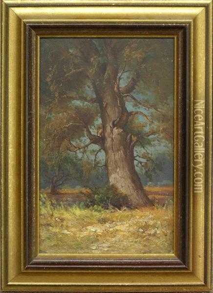 Oak Tree Oil Painting - Deidrich Henry Gremke
