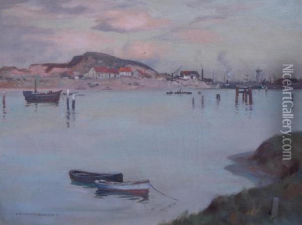 The Estuary Oil Painting - James Whitelaw Hamilton