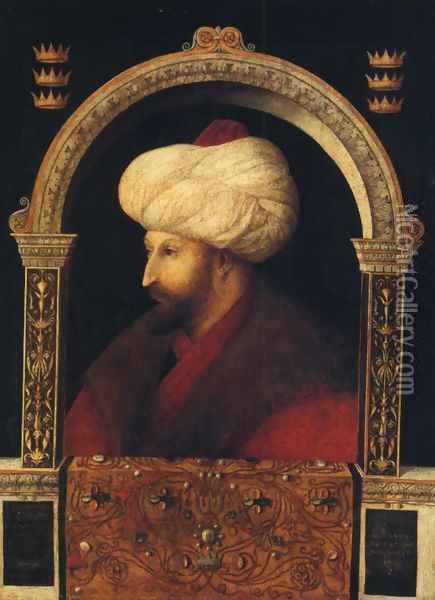 Sultan Mehmet II. Oil Painting - Giovanni Bellini