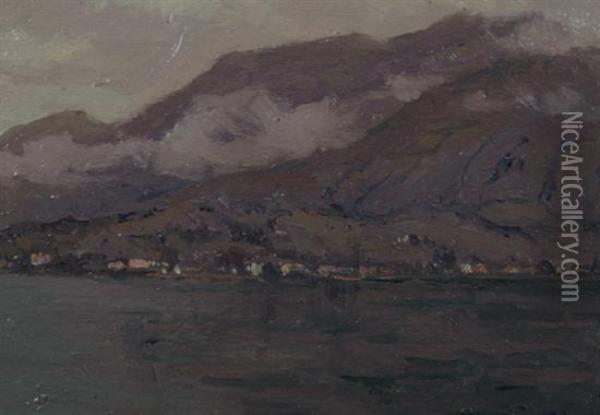 Lake Como, Italy Oil Painting - Charles Warren Eaton