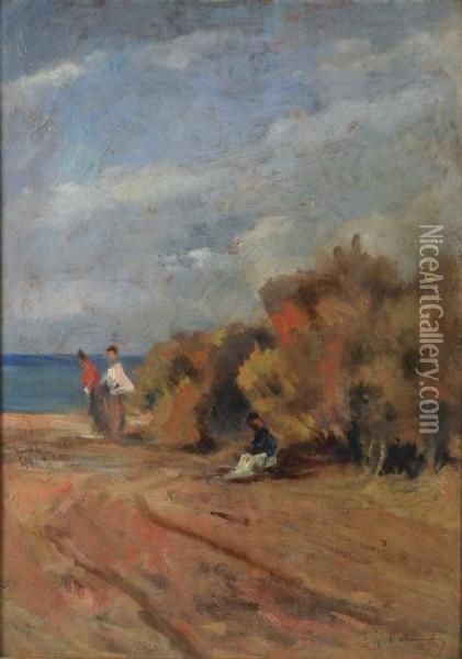 Paesaggio Marino Oil Painting - Ludovico Tommasi