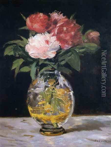 Bouquet of Flowers Oil Painting - Edouard Manet