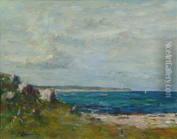 Across To The Light House Oil Painting - William James Laidlay