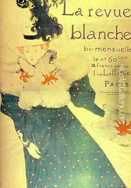 La Revue Blanche 2 Oil Painting - Henri De Toulouse-Lautrec