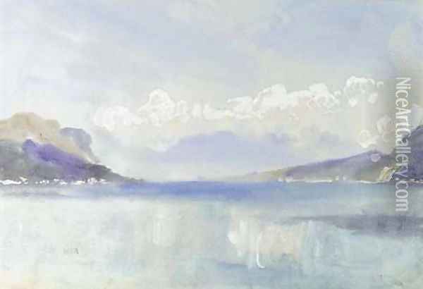 A lakeland landscape Oil Painting - Hercules Brabazon Brabazon