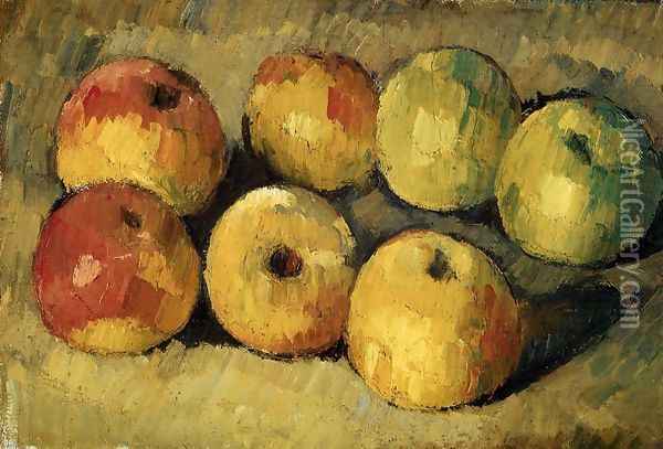 Apples Oil Painting - Paul Cezanne