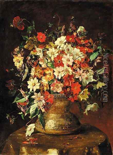An opulent bouquet Oil Painting - Mary Rischgitz