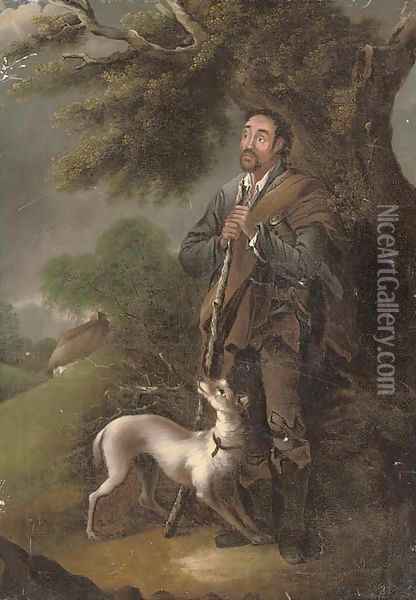 A faithful companion Oil Painting - Thomas Barker of Bath