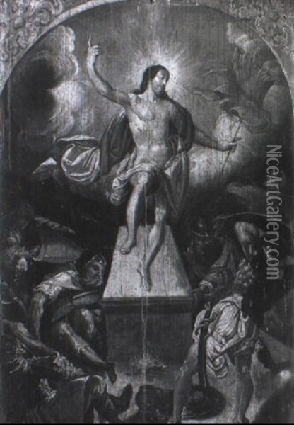 Die Auferstehung Christi Oil Painting - Joseph Heintz the Elder