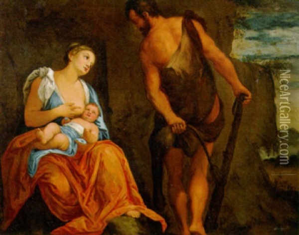 Storia Di Ercole Oil Painting - Giovanni Antonio Fumiani