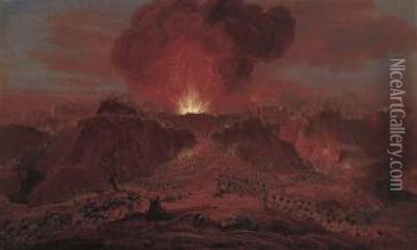 An Attack On An Indian Fort, Probably Bharatpore Oil Painting - Robert, Colonel Smith
