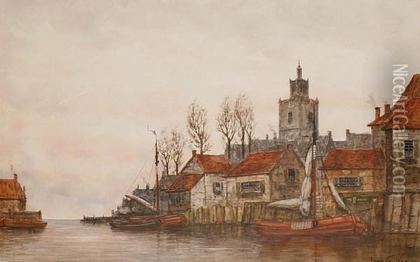 Hoogeniuis Oil Painting - Hermanus Jr. Koekkoek