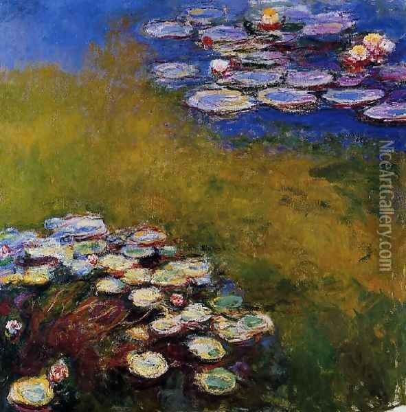 Water Lilies23 Oil Painting - Claude Oscar Monet