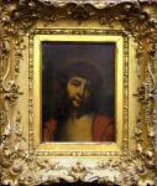 Portrait Of Christ Oil Painting - Correggio, (Antonio Allegri)