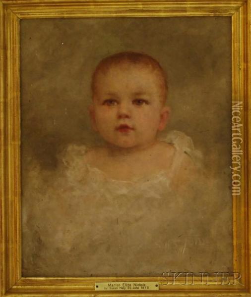 Portrait Of Marion Eliza Nichols Oil Painting - Susan Hely St John