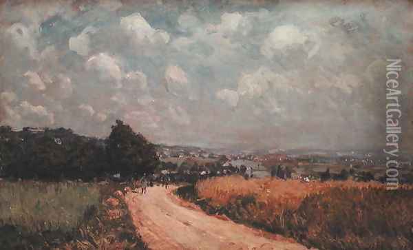 Turning Road or, View of the Seine, 1875 Oil Painting - Alfred Sisley