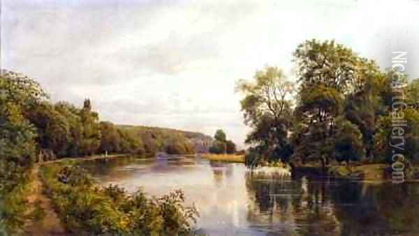 Thames Oil Painting - William Bradley