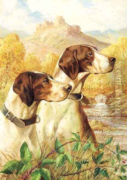 Two Pointers Oil Painting - Joseph Baker