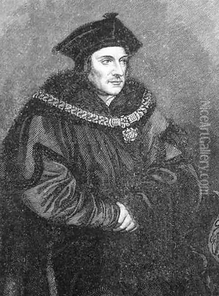 Sir Thomas More 1478-1535 2 Oil Painting - Hans Holbein the Younger