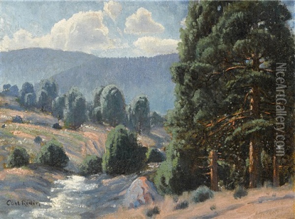 Southwest Landscape Oil Painting - Carl Redin