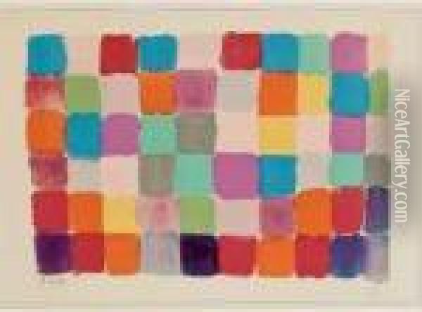 Composition Oil Painting - Paul Klee