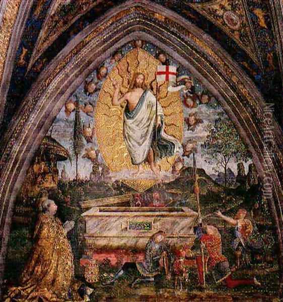 The Resurrection Oil Painting - Bernardino di Betto (Pinturicchio)