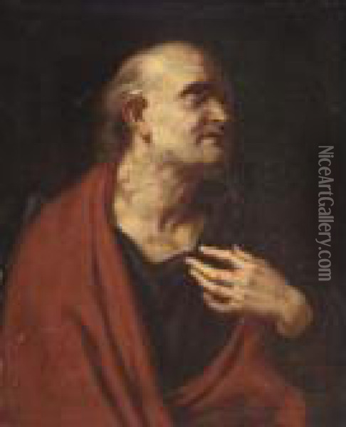 Saint Bartholomew Oil Painting - Peter Paul Rubens