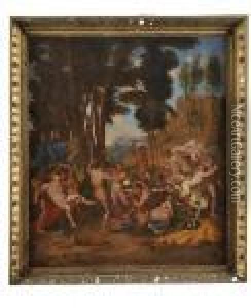 Le Triomphe De Silene Oil Painting - Nicolas Poussin