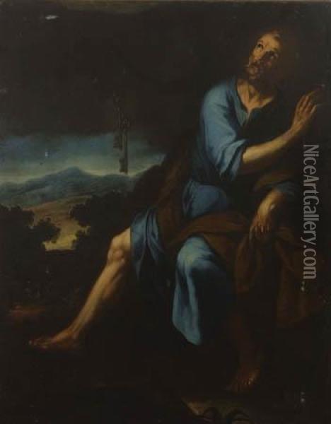 San Pietro Oil Painting - Pietro della Vecchia