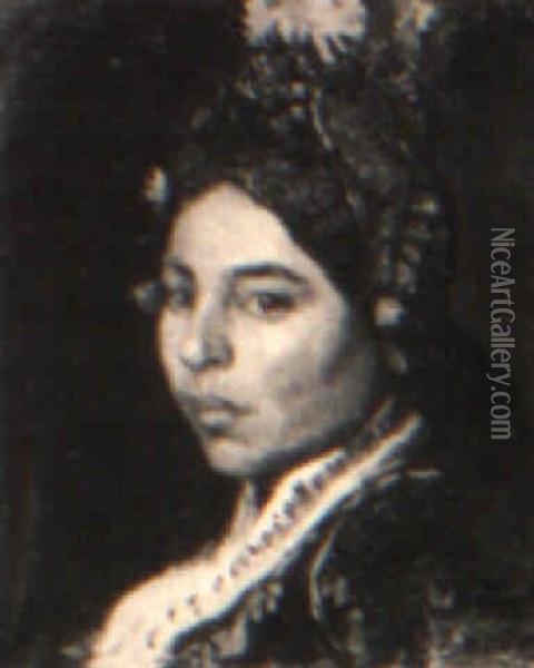 Spanish Woman Oil Painting - Addison Thomas Millar