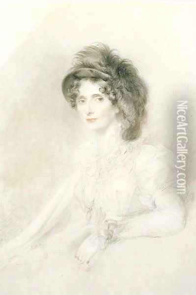 Portrait of Elizabeth, Duchess of Devonshire (1758-1824) Oil Painting - Sir Thomas Lawrence