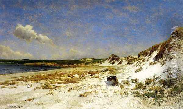 Wingaersheek Creek Beach, Gloucester, Massachusetts Oil Painting - William Lamb Picknell