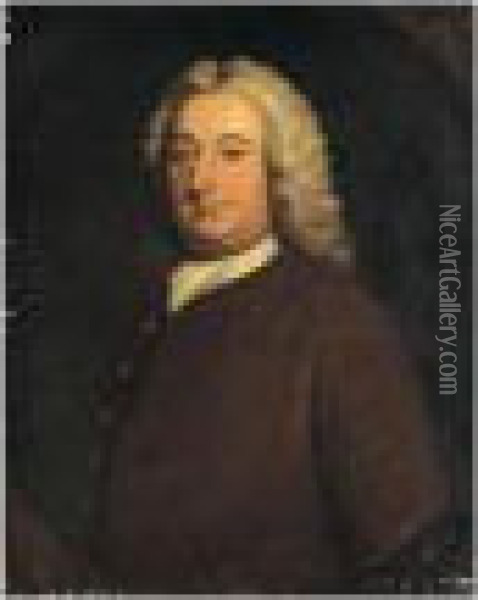 Portrait Of Sir William Milner, Bt., High Sheriff Of Yorkshire Oil Painting - Arthur Pond