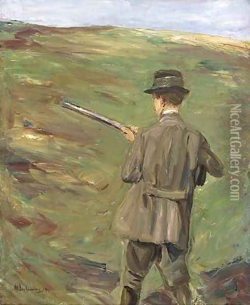 Der Jager in den Dutnen Oil Painting - Max Liebermann
