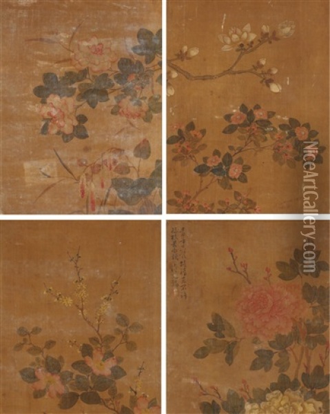 Flowers Oil Painting -  Jiang Tingxi