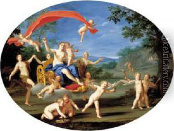 The Triumph Of Venus Oil Painting - Marcantonio Franceschini